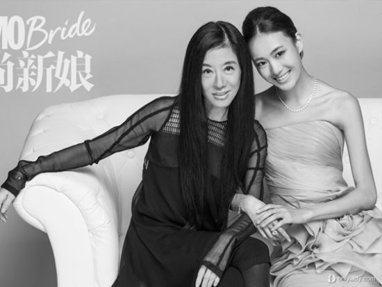 Vera Wang与秦舒培登《时尚新娘》2014年封面